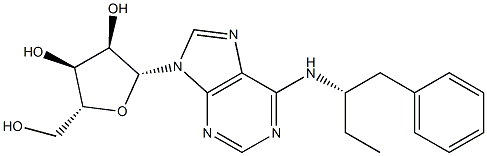 N-[(S)-1-Phenylbutan-2-yl]adenosine Struktur