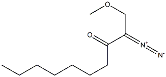 2-Diazo-1-methoxy-3-decanone Struktur