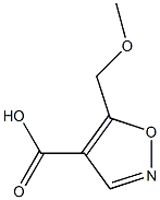 5-(Methoxymethyl)isoxazole-4-carboxylic acid Struktur