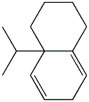 1,2,3,4,6,8a-Hexahydro-8a-isopropylnaphthalene Struktur