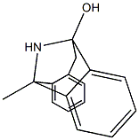 10-Hydroxy-5-methyl-10,11-dihydro-5H-dibenzo[a,d]cyclohepten-5,10-imine Struktur