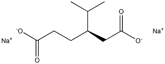 [R,(+)]-3-Isopropylhexanedioic acid disodium salt Struktur