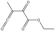 2,4-Dioxo-3-methyl-3-butenoic acid ethyl ester Struktur