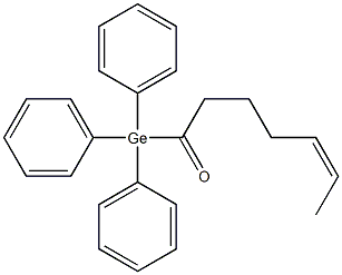 (Z)-5-Heptenoyltriphenylgermane Struktur