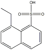 8-Ethyl-1-naphthalenesulfonic acid Struktur