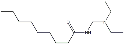 N-[(Diethylamino)methyl]nonanamide Struktur