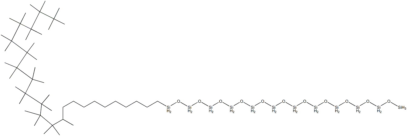 Hexacosamethyltricosanedodecasiloxane Struktur