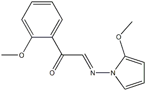 2-(2-Methoxyphenyl)-1-(2-methoxypyrrolizino)ethanone Struktur