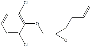 2,6-Dichlorophenyl 3-allylglycidyl ether Struktur