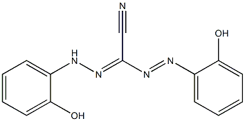 1,5-Bis(2-hydroxyphenyl)-3-cyanoformazan Struktur