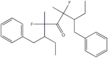 Benzyl(1-fluoro-1-methylbutyl) ketone Struktur