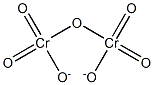 Dichromic acid dianion Struktur