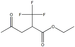 2-(Trifluoromethyl)-4-oxopentanoic acid ethyl ester Struktur