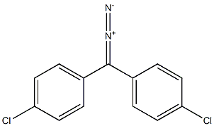 Bis(4-chlorophenyl)diazomethane Struktur