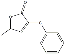 5-Methyl-3-(phenylthio)-2(5H)-furanone Struktur