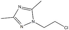 1-(2-Chloroethyl)-3,5-dimethyl-1H-1,2,4-triazole Struktur