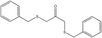 1,3-Bis(benzylthio)acetone Struktur