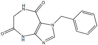 1-Benzyl-4,7-dihydro-6H-imidazo[4,5-e][1,4]diazepine-5,8-dione Struktur