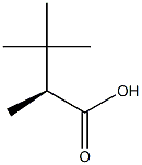 [S,(+)]-2,3,3-Trimethylbutyric acid Struktur