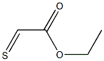 2-Thioxoacetic acid ethyl ester Struktur