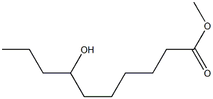 7-Hydroxydecanoic acid methyl ester Struktur