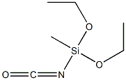 [Diethoxy(methyl)silyl] isocyanate Struktur