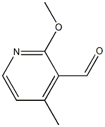 2-Methoxy-4-methylpyridine-3-carbaldehyde Struktur