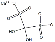 Dihydroxymethanedisulfonic acid calcium salt Struktur