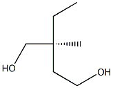 [S,(+)]-2-Ethyl-2-methyl-1,4-butanediol Struktur