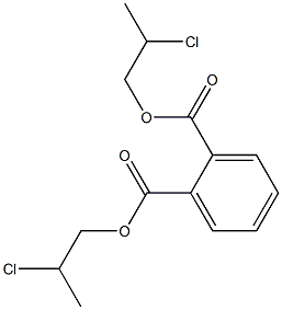 Phthalic acid bis(2-chloropropyl) ester Struktur