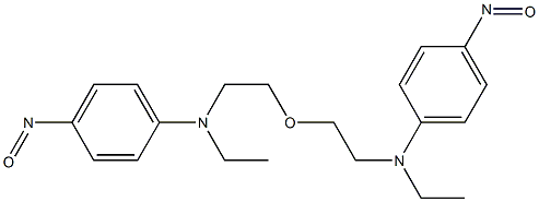 Bis[2-[N-ethyl-N-(p-nitrosophenyl)amino]ethyl] ether Struktur