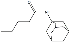 N-(Adamantan-1-yl)valeramide Struktur