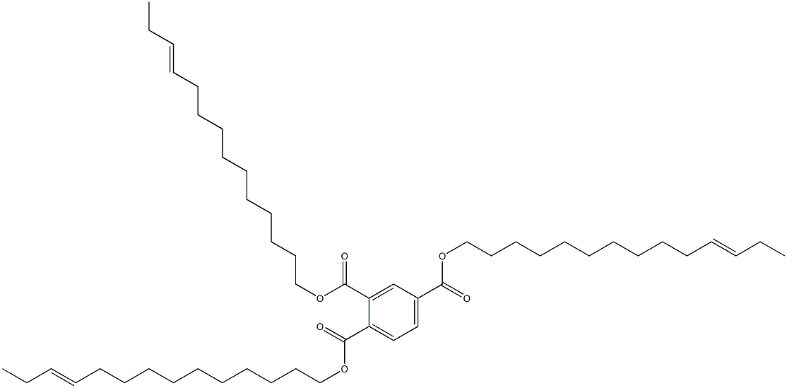 1,2,4-Benzenetricarboxylic acid tri(11-tetradecenyl) ester Struktur