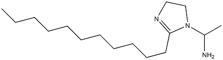 1-(1-Aminoethyl)-2-undecyl-2-imidazoline Struktur