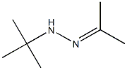 Acetone tert-butylhydrazone Struktur