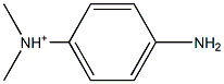 N,N-Dimethyl-4-aminoanilinium Struktur