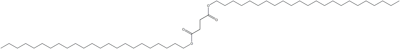 Succinic acid ditricosyl ester Struktur