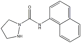 Tetrahydro-N-(1-naphtyl)-1H-pyrazole-1-carboxamide Struktur