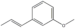 1-Methoxy-3-(1-propenyl)benzene Struktur