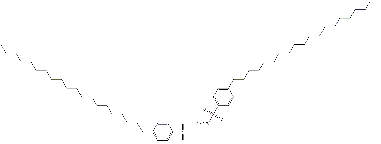 Bis(4-icosylbenzenesulfonic acid)calcium salt Struktur