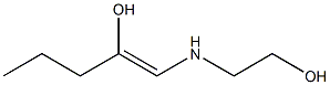 1-[(2-Hydroxyethyl)amino]-1-penten-2-ol Struktur