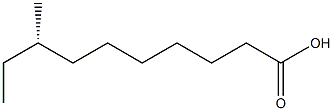 [S,(+)]-8-Methylcapric acid Struktur