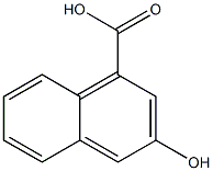 3-Hydroxy-1-naphthoic acid Struktur