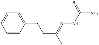 1-(1-Phenylbutan-3-ylidene)thiosemicarbazide Struktur