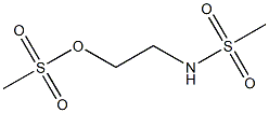 Methanesulfonic acid [2-[(methylsulfonyl)amino]ethyl] ester Struktur