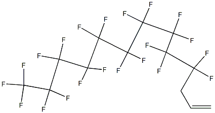 4,4,5,5,6,6,7,7,8,8,9,9,10,10,11,11,12,12,13,13,13-Henicosafluoro-1-tridecene Struktur