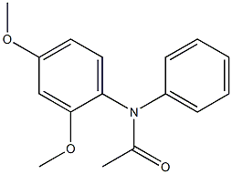 2',4'-Dimethoxy-N-phenylacetanilide Struktur