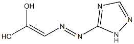 3-[(E)-[2,2-Dihydroxyethenyl]azo]-2H-1,2,4-triazole Struktur