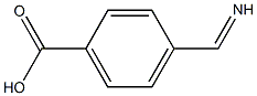 p-(Iminomethyl)benzoic acid Struktur