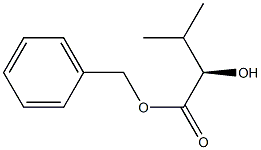 [R,(+)]-2-Hydroxy-3-methylbutyric acid benzyl ester Struktur